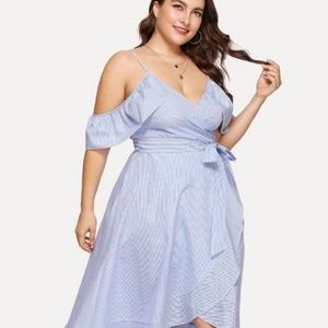 SHEIN Off the Shoulder Tie Dress
